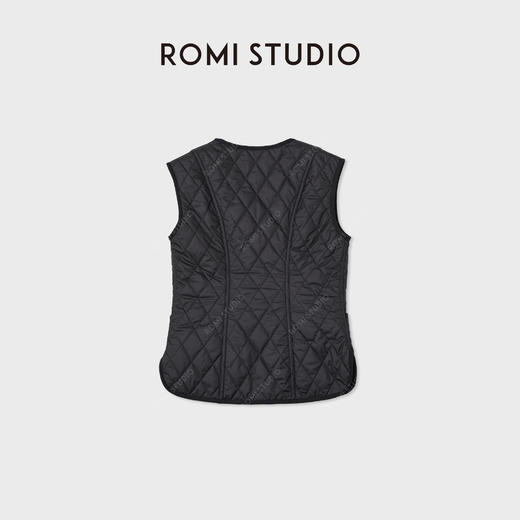ROMI STUDIO“轻盈锁温”双面超密防风摇粒绒夹棉马甲 RWCWWG5556 商品图1