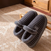 冬季【老人棉鞋防滑】保暖加绒加厚 老式中老年人包跟棉拖鞋男外穿  商品缩略图8