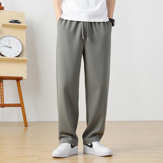 【含羊毛】罗蒙秋冬厚款保暖卫裤男士奥粒绒羊毛卫裤直筒休闲百搭男长裤 商品图1