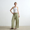 ROMI STUDIO”禅意静奢“235G100%棉直筒抽绳茧型休闲裤23AWK1267 商品缩略图3