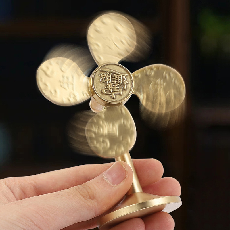 【事业】风生水起一帆风顺铜风车 家居摆件/事业高升