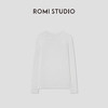 ROMI STUDIO“Clean fit”舒适纯棉白色轻柔圆领长袖T恤 RWBWSH1633 商品缩略图3