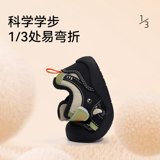 *【新品】泰兰尼斯婴童段冬款加绒保暖包头防踢学步鞋T01T5D8432 商品图3