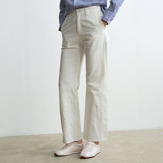 ROMI STUDIO绒面牛皮和羊皮革复古休闲平底德训鞋 RWCLP31954 商品图1