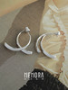 【任选3件599元】素圈圆环耳饰 S925银耳环时尚ins风耳圈MEMORA诗普琳YEE02201、YEE02202（线上专供） 商品缩略图6