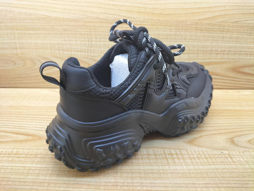 2024秋季新款豪行真皮网面女鞋24377791时尚厚底老爹运动单鞋 商品图5