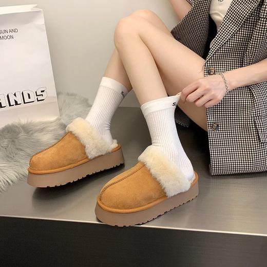 【YW】无忧购加绒保暖棉鞋女外穿冬季新款一脚蹬保暖棉鞋 1778（截单后3-5天发货) 商品图2