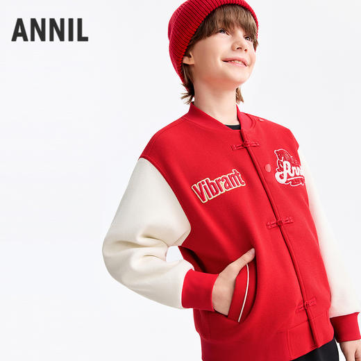 【新年波】男女童针织外套春季新款安奈儿童装EM615514 商品图2