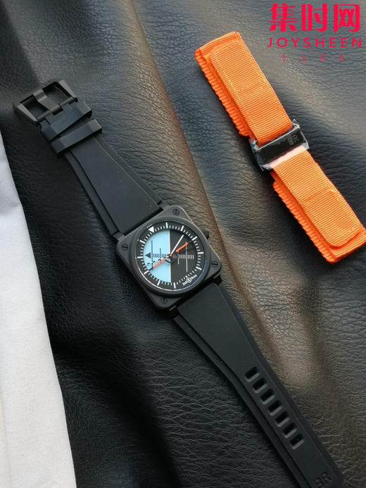 M+柏莱士INSTRUMENTS系列BR03A-HRZ-CE 方形男士腕表，陶瓷表壳 商品图4