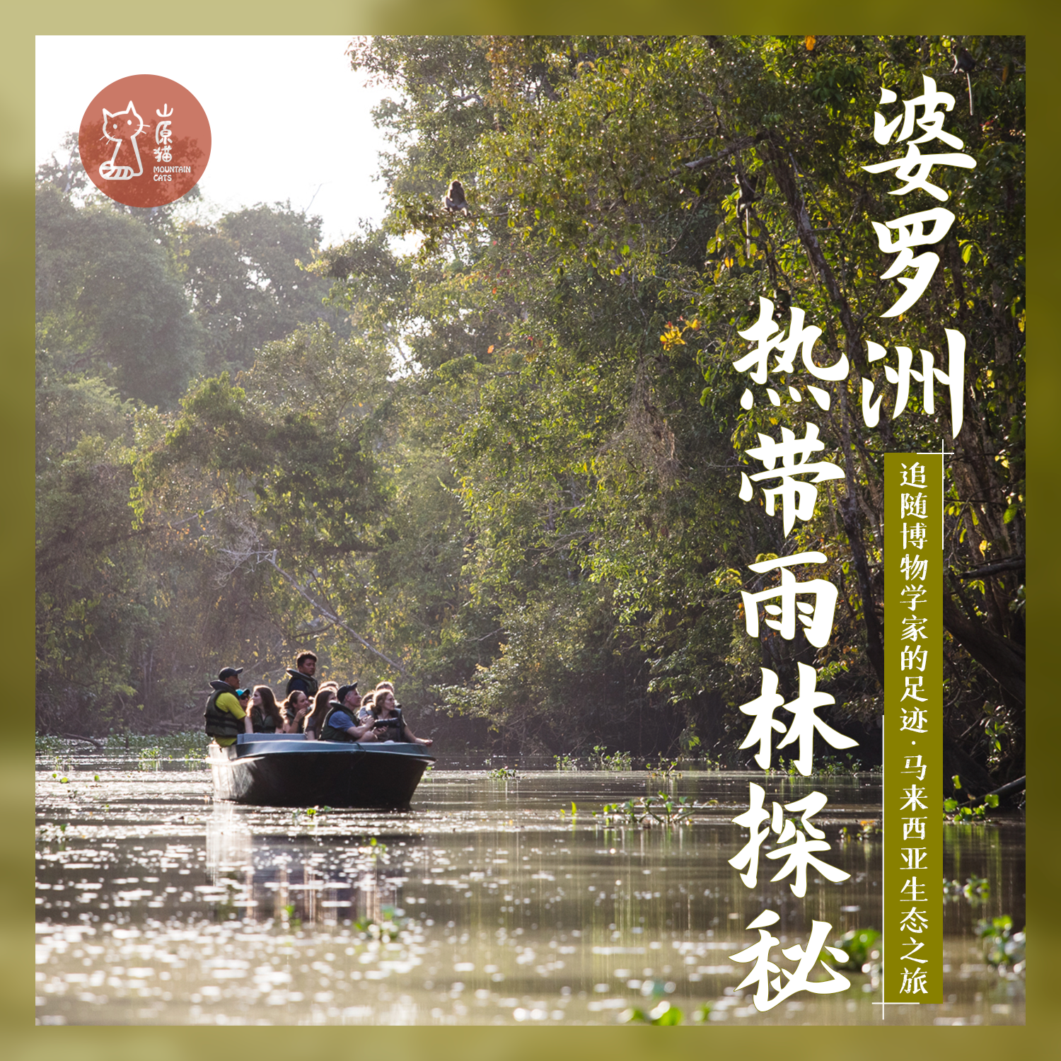 「已成团 · 春节假期2.19-2.24」追随博物学家的足迹 · 婆罗洲雨林生态探秘之旅