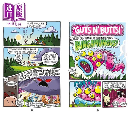 【中商原版】兔子大战猴子11 星际猴子事务 Bunny vs Monkey Intergalactic Monkey Business 英文原版 儿童漫画故事 幽默笑话 商品图1