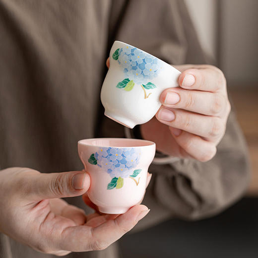 「高颜值！手工陶瓷茶杯」家用葫芦主人杯功夫茶具单杯品茗杯茶碗餐饮用具 商品图2
