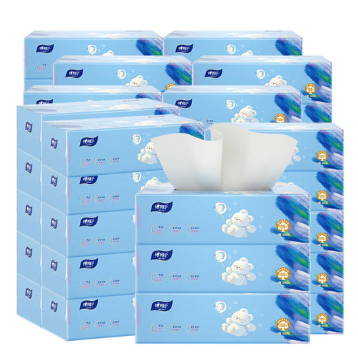 心相印 小熊盒抽x100抽3盒x16提一箱 69032449624071 商品图0