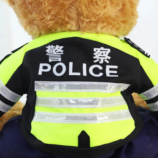 警察小熊毛绒公仔 商品图1