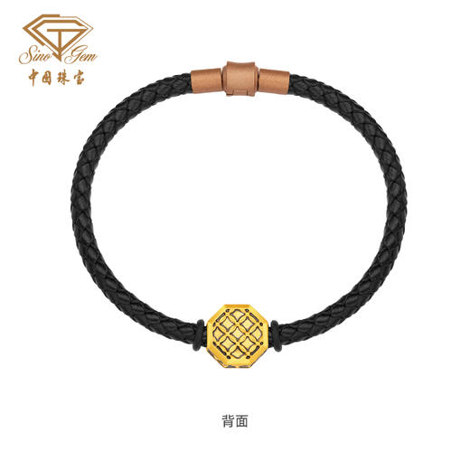 「大足金-大自在」5D硬金如愿黄金转运珠手串 商品图3