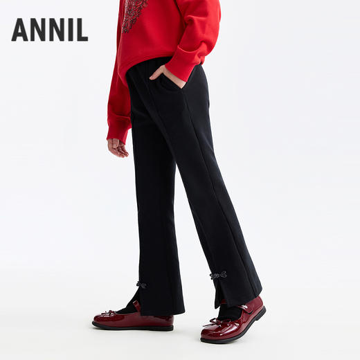 【新年波】女童全腰针织单裤春季新款安奈儿童装EG616501 商品图1