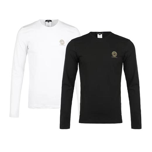 VERSACE/范思哲男士黑+白长袖内衣(两件装) 商品图0