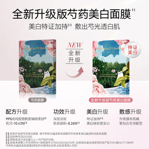 FAN BEAUTY DIAR 芍药粉光晶透美肌面膜35ml*5 6971710370308 商品图4