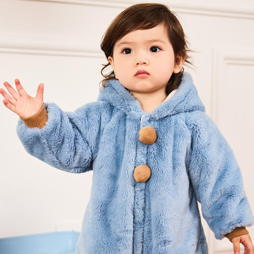 Cucutas婴童连体服CY25WIW227灰蓝（66#-99#） 商品图2