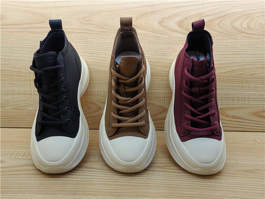 2024豪行秋冬款正品高帮短靴轻便时尚休闲舒适厚底女单靴24491153 商品图5