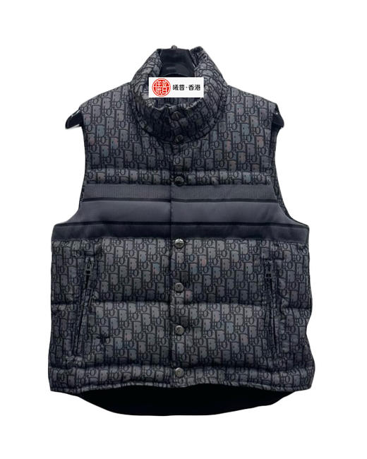 女款尼龙提花羽绒棉马甲010 商品图0