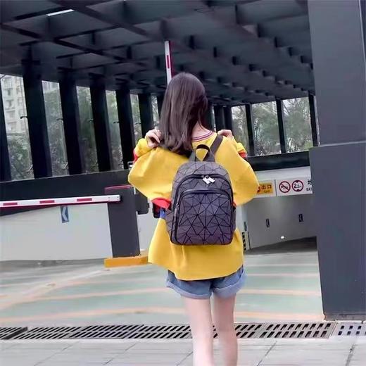 【Aimi家3宅同款炫酷菱格双肩手提包ASM9267】 商品图1