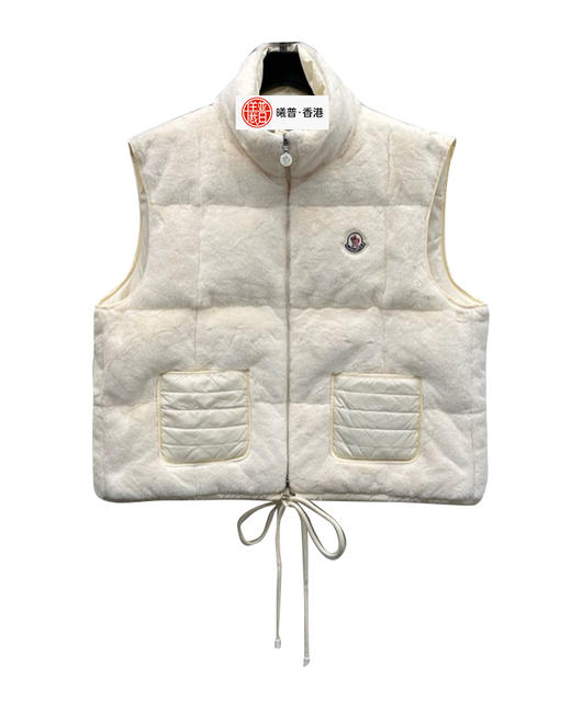 女款毛绒拼接羽绒马甲018 商品图0