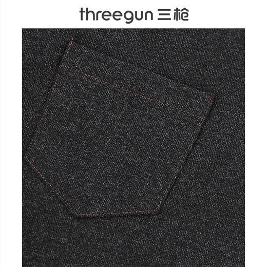 Threegun三枪 时尚磨毛女士铅笔裤长裤-60832B911 商品图6