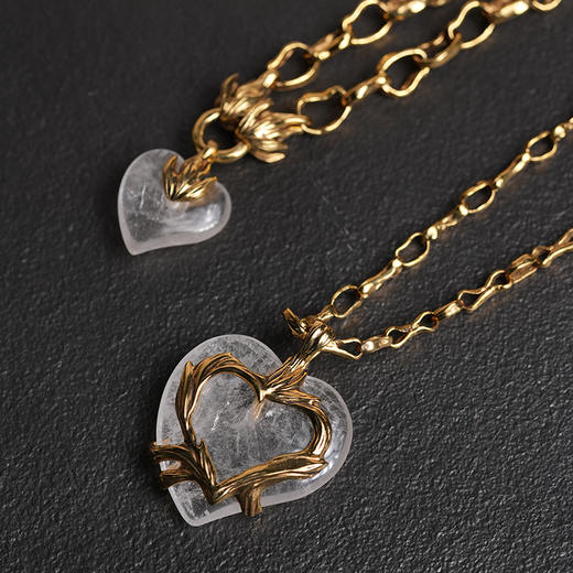 北京仓｜Goossens Paris-COEUR PRECIEUX-爱心 大号 项链［法国设计师］ 商品图5