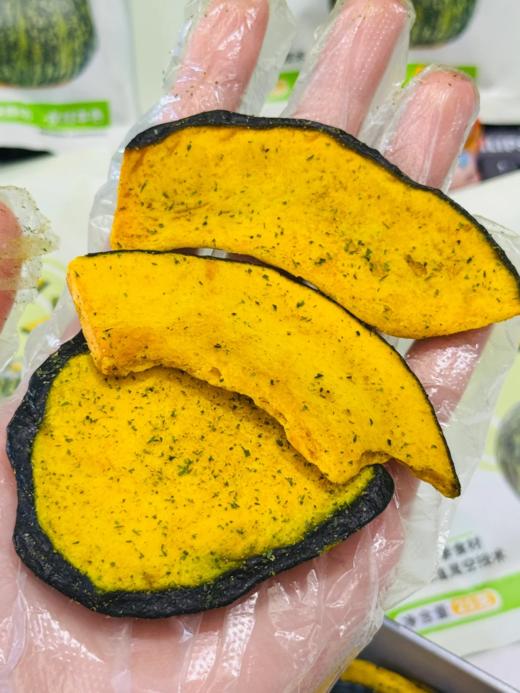 脆香好吃 | 低卡海苔南瓜脆 海苔果蔬干 休闲零食小吃 25g*7 商品图3