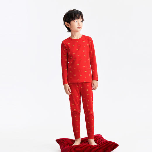 【新年波】男女童秋衣裤套装春季新款安奈儿童装JM617505 商品图3