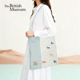 大英博物馆 新年系列 驭梦驰光 拼接单肩包