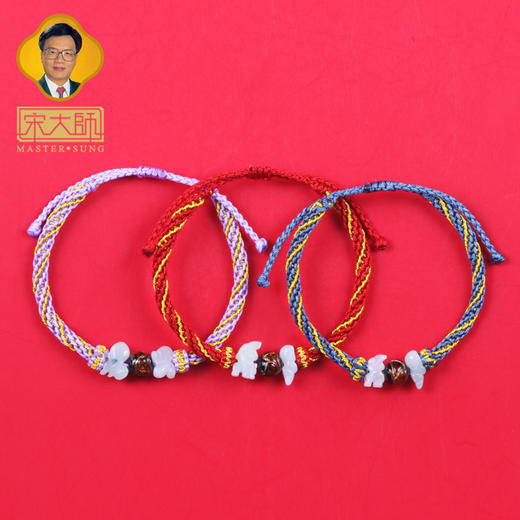 宋韶光2026年新款十二生肖幸运吉色男女编织手绳 商品图1