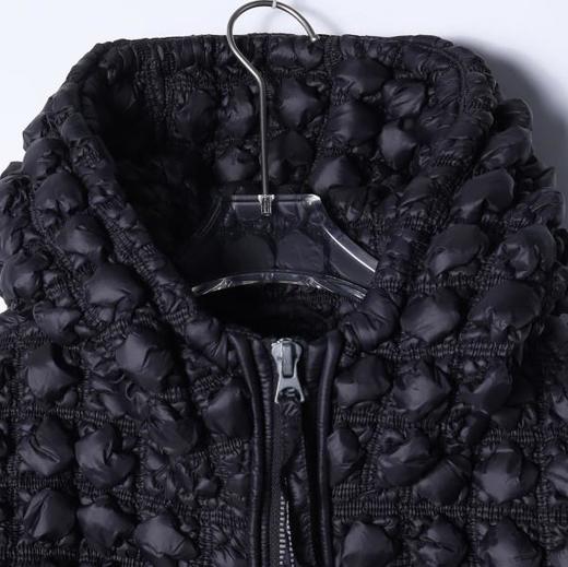 23835SDSA男士秋冬新款痞帅男装老钱风纯色格纹拉链连帽白鹅绒服外套 商品图2