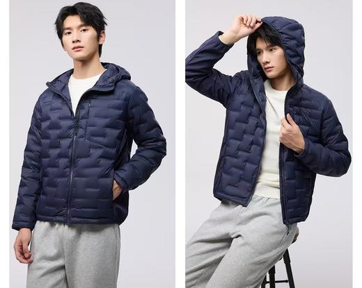 高端轻羽90绒连帽抗风防寒90白鸭绒外套 商品图12