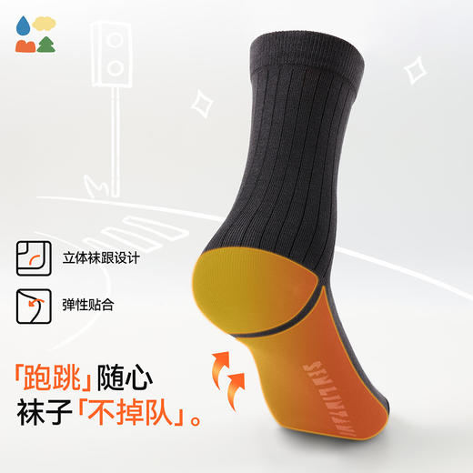 【男女成人款中筒袜】森林棠61062002男女成人百搭棉柔无骨中筒袜高弹力百搭纯色简约长袜子2双装   1128开团 商品图1