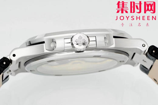 DDF配重版 百达翡丽 鹦鹉螺5711系列皮带款 无法拒绝的5711岩石灰一眼难忘 原版配重102克 丹东324一体机 男士腕表 表径40mm 商品图5