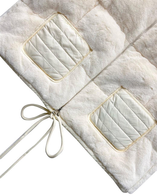 女款毛绒拼接羽绒马甲018 商品图2