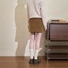 西遇复古麂皮绒半身裙女冬季新款百搭高腰显瘦A字包臀裙短裙V3755321 商品缩略图4