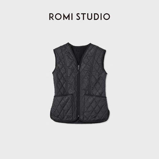 ROMI STUDIO“轻盈锁温”双面超密防风摇粒绒夹棉马甲 RWCWWG5556 商品图0