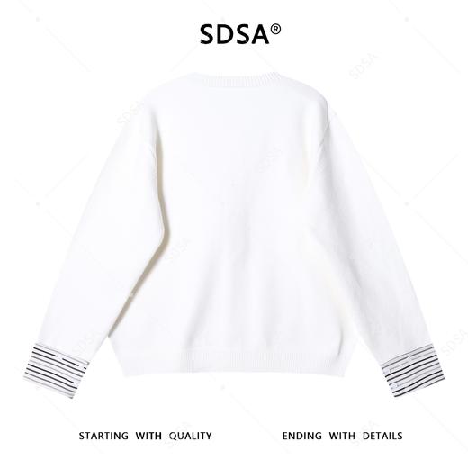 28864SDSA男士秋冬新款痞帅男装韩版拼接撞色开衫纽扣毛衣外套针织衫 商品图5