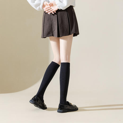 袜尖尖 女士秋冬款小腿袜/女士秋冬款过膝袜 长绒棉 贴肤不下滑 商品图6
