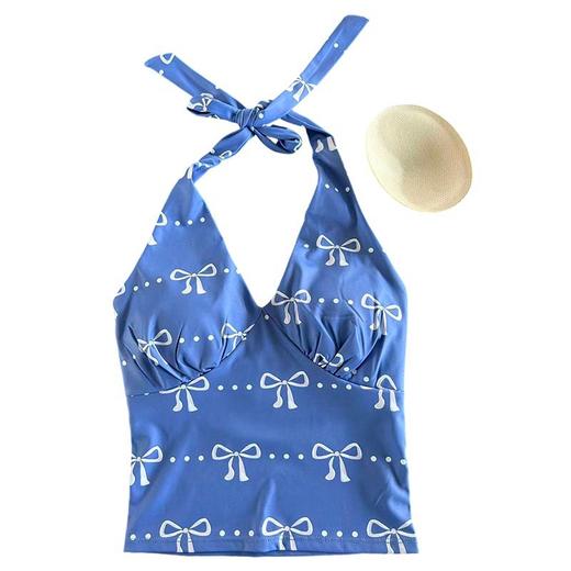 【126元任选2件】跃牌【漫西】系列 蝴蝶印花瑜伽服背心套装女运动文胸健身内衣跑步户外Y353 商品图4