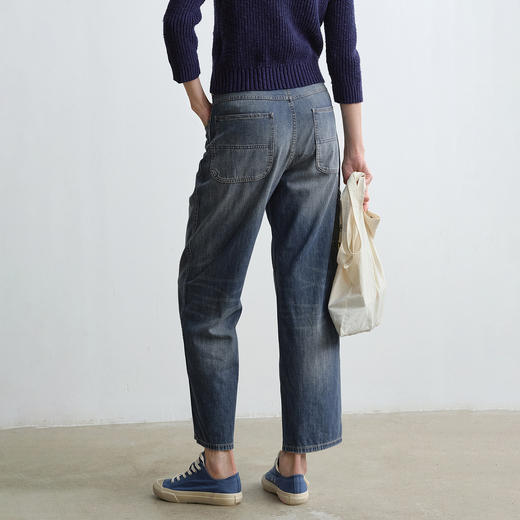 ROMI STUDIO“复古丹宁”夏季轻薄水洗毛须直筒牛仔裤 RWCRX83985 商品图2