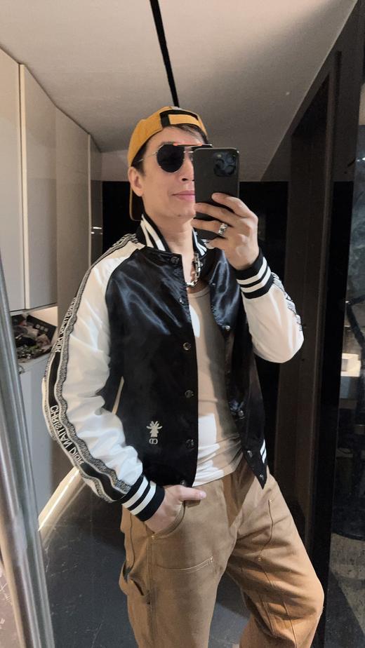 迪家春秋美式宽松休闲夹克棒球服外套 商品图4