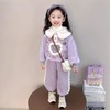 女童冬装套装 儿童加绒加厚休闲两件套洋气女宝宝 商品缩略图0