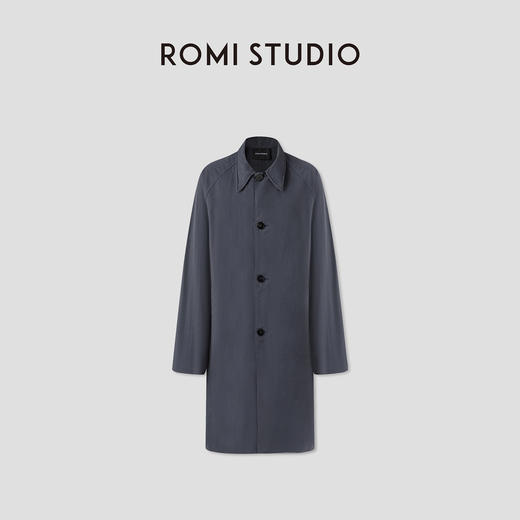 ROMI STUDIO“率性自我”高支纯棉轻薄宽松直筒风衣外套 RWCAWY4662 商品图8