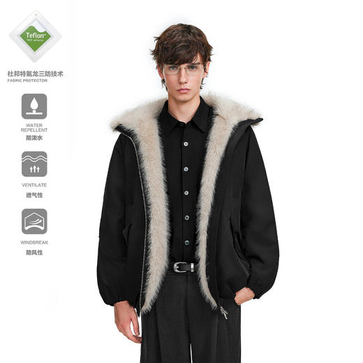 FDR官方店 三防立领棉服2025新款秋冬座山雕外套派克服男羽绒服女 商品图1