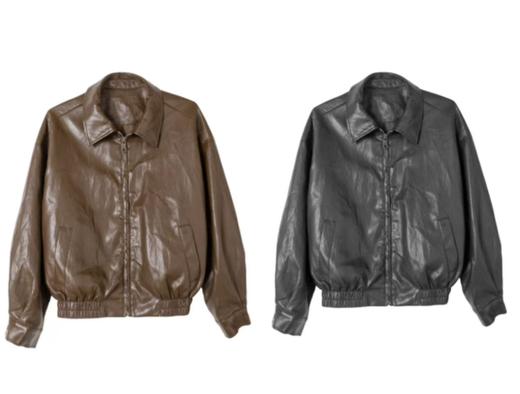 【门店同款】ENJOY秋季“光阴序语”翻领拉链皮衣 164249881 商品图7