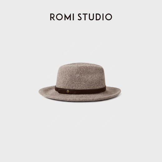 ROMI STUDIO“英伦爵士”100%羊毛高温定型挺括宽檐礼帽 RWCWP34960 商品图1